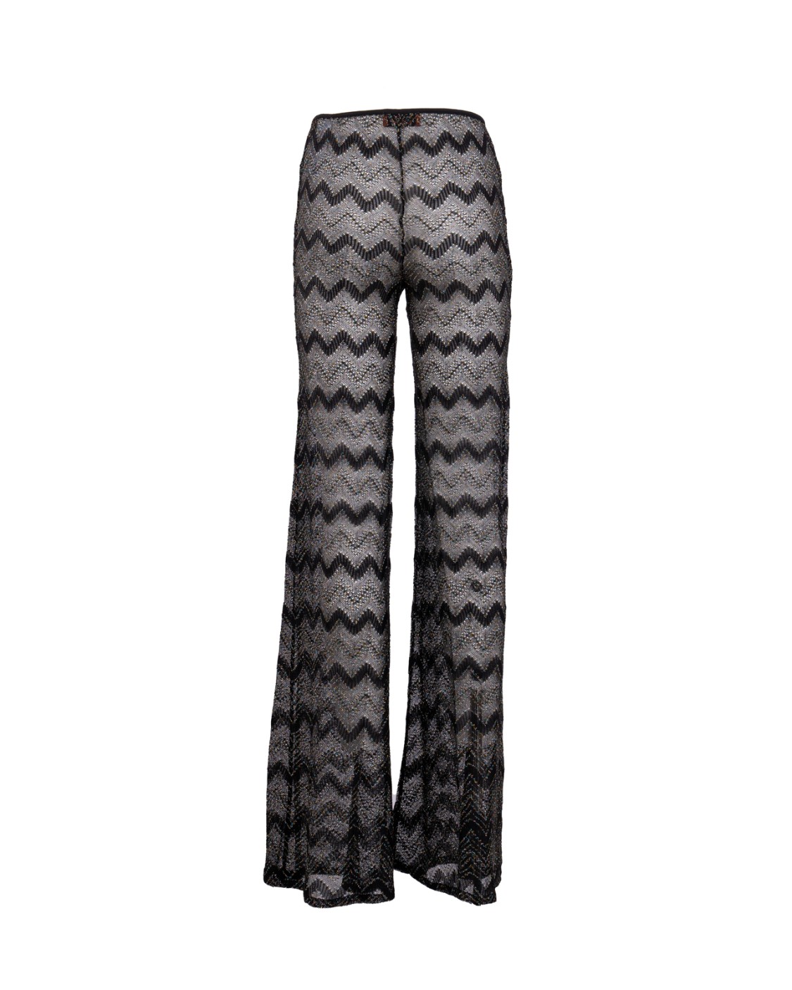 shop MISSONI  Pantalone: Missoni pantaloni flare a vita bassa in pizzo di viscosa lamé.
Pantaloni a vita bassa.
Pizzo di viscosa mito lamé.
Modello flare.
Composizione: 95%Viscosa, 5%Fibra Metallizzata.
Made in Italy.. MC25SI00 BR00ZX-S91N1 number 2800099